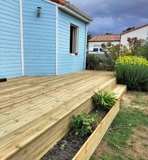 Terrasse bois Après