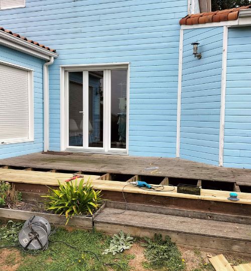 Terrasse bois Avant